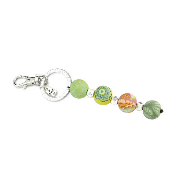 Jilzarah Green Fern 4-Ball Keychain