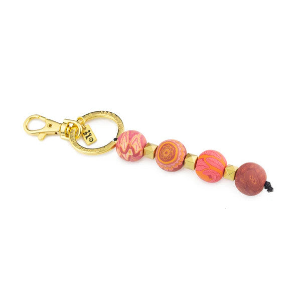 Jilzarah Savannah Red 4-Ball Keychain