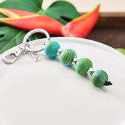 Jilzarah Tropical Green 4-Ball Keychain