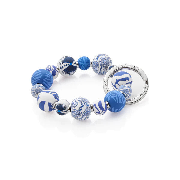 Jilzarah Santorini Small Bead Wrist Keychain