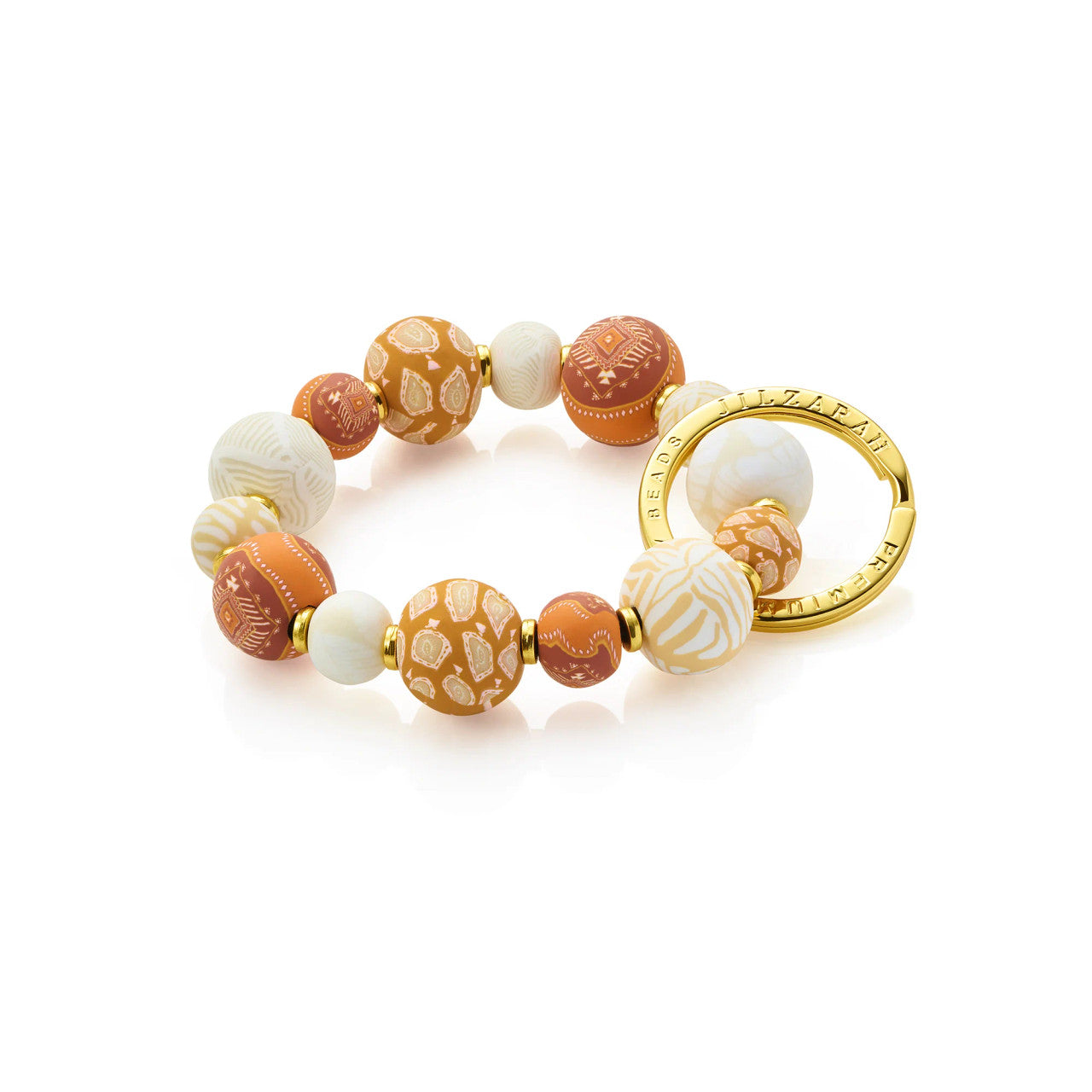 Jilzarah Sahara Small Bead Wrist Keychain