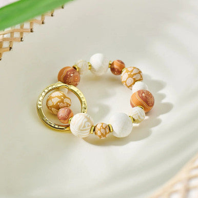 Jilzarah Sahara Small Bead Wrist Keychain