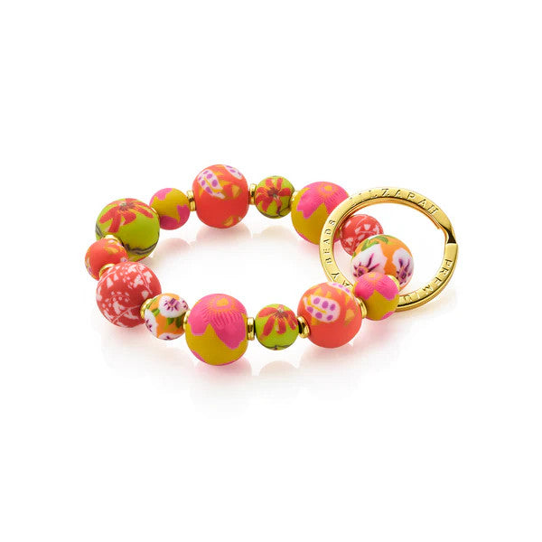 Jilzarah Canary Gold Small Bead Wrist Keychain