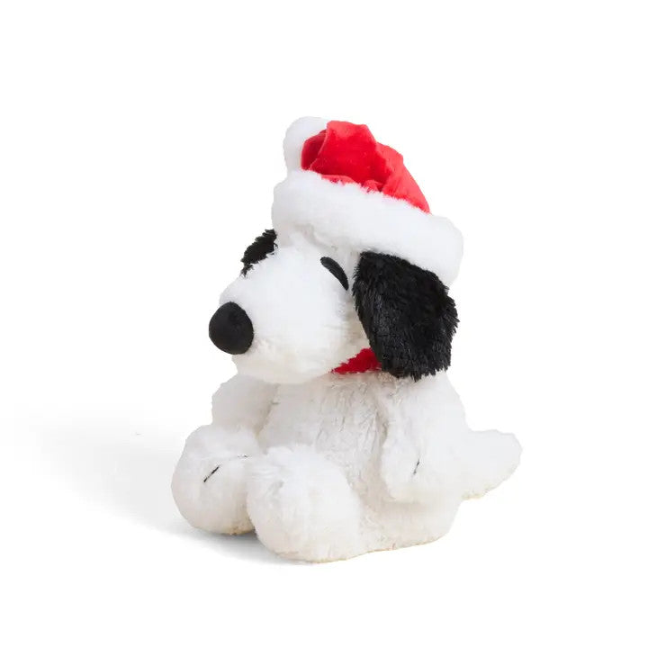Warmies Snoopy with Santa Hat