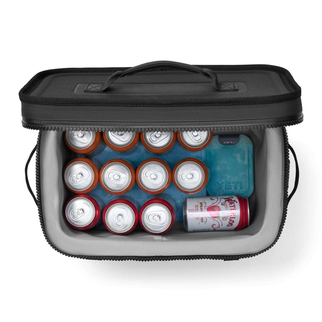 Yeti Hopper Flip 18 Black 20 can Soft Sided Cooler