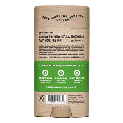 Dr. Squatch Cool Fresh Aloe Deodorant