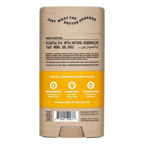 Dr. Squatch Summer Citrus Natural Deodorant