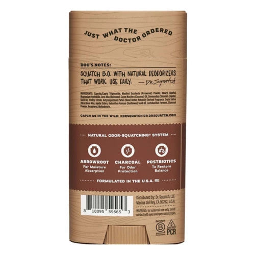 Dr. Squatch Maverick Musk Natural Odor Deodorant