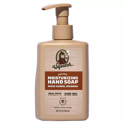 Dr. Squatch Wood Barrel Bourbon Hand Soap