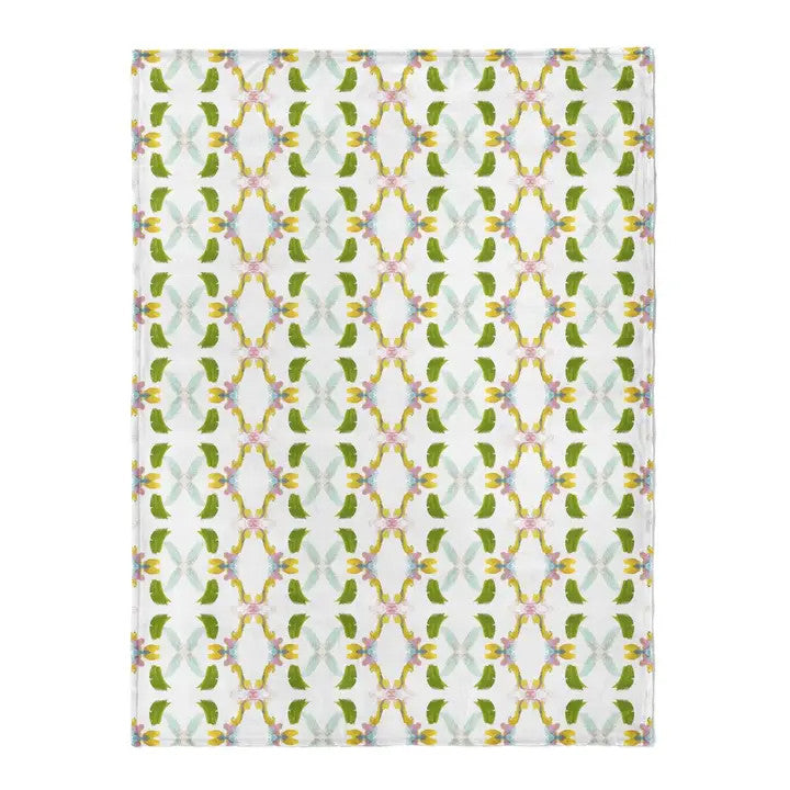 Laura Park Dogwood Fleece Blanket