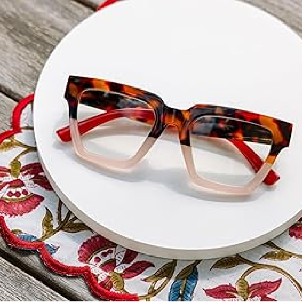 Peepers Take a Bow Blue Light Reading Glasses – Tortoise & Blush