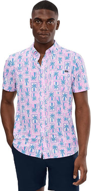 Chubbies Men's The Miami Mosaic Performance Friday Shirt