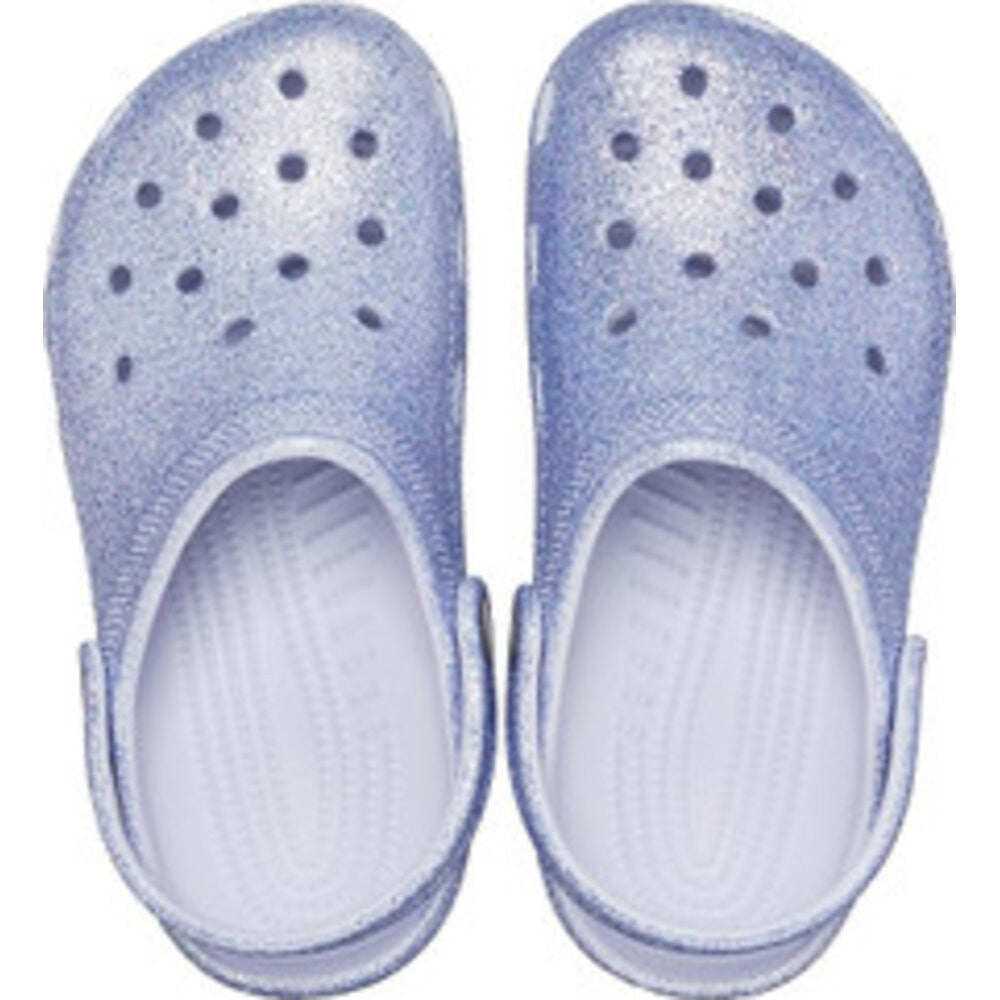 Crocs Kids' Classic Glitter Clog - Frosted Glitter