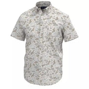 Local Boy Men's Lowcountry Button Up Shirt - Saltwater Camo