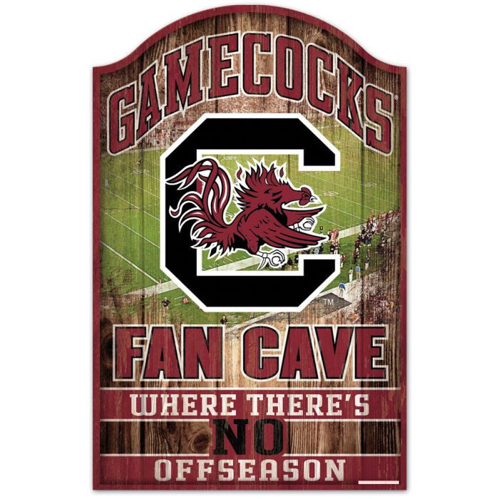 Wincraft South Carolina Gamecocks Cave Wood Sign