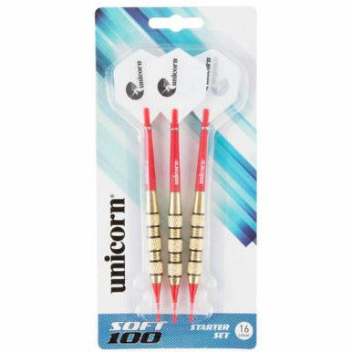 Unicorn Soft 100 Dart Set – 3-Pack
