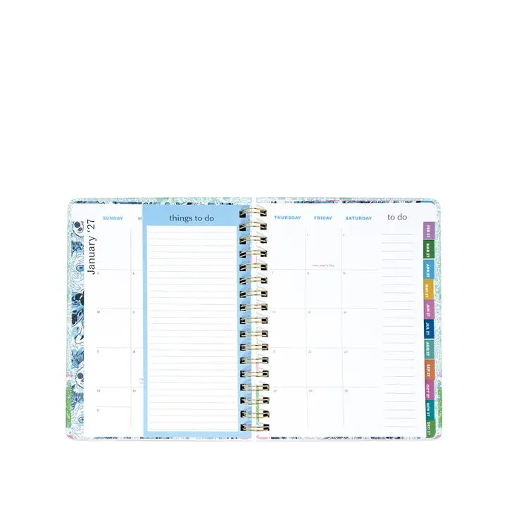 Lilly Pulitzer 17 Month Monthly Agenda - Fantastical