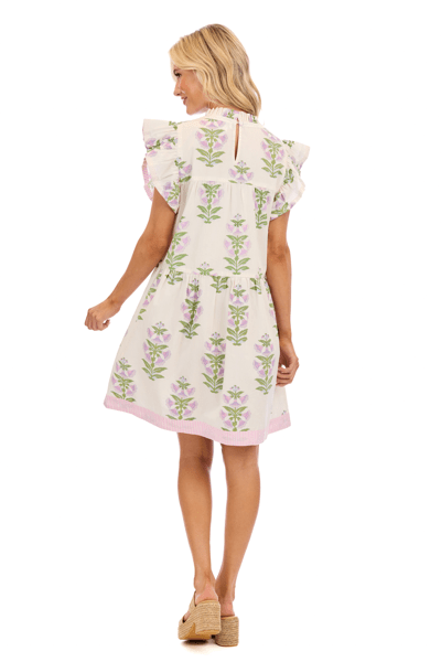 Mud Pie Women's Bree Tiered Dress - White