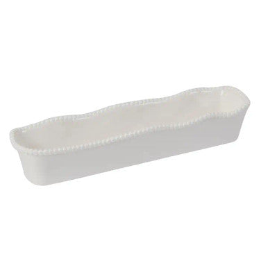 Certified International Perlette Cream Cracker Tray