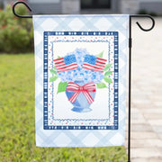 The Navy Knot Patriotic Garden Flag – American Flag Bouquet
