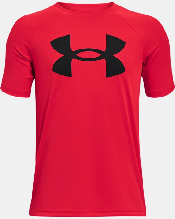 Under Armour Boys' UA Tech Big Logo Short Sleeve Shirt