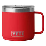 YETI Rambler 14 oz Stackable Mug with Ceramic Lining - Rescue Red