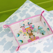 Laura Park Monet's Garden Pink Snap Tray
