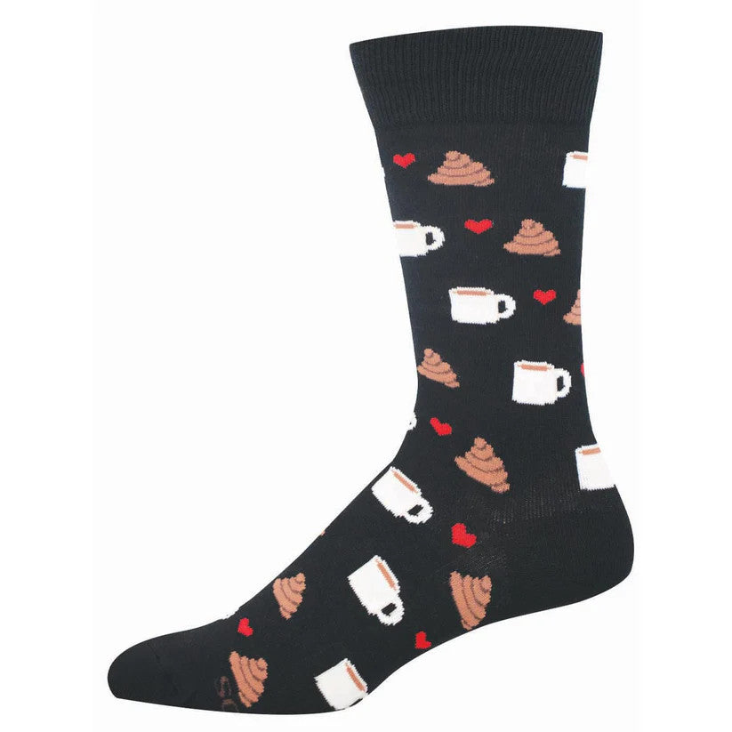 Socksmith Men's Coffee Makes You Poop Sock