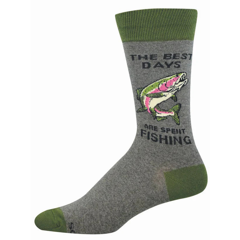 Socksmith Men's Days Spent Fishing Sock