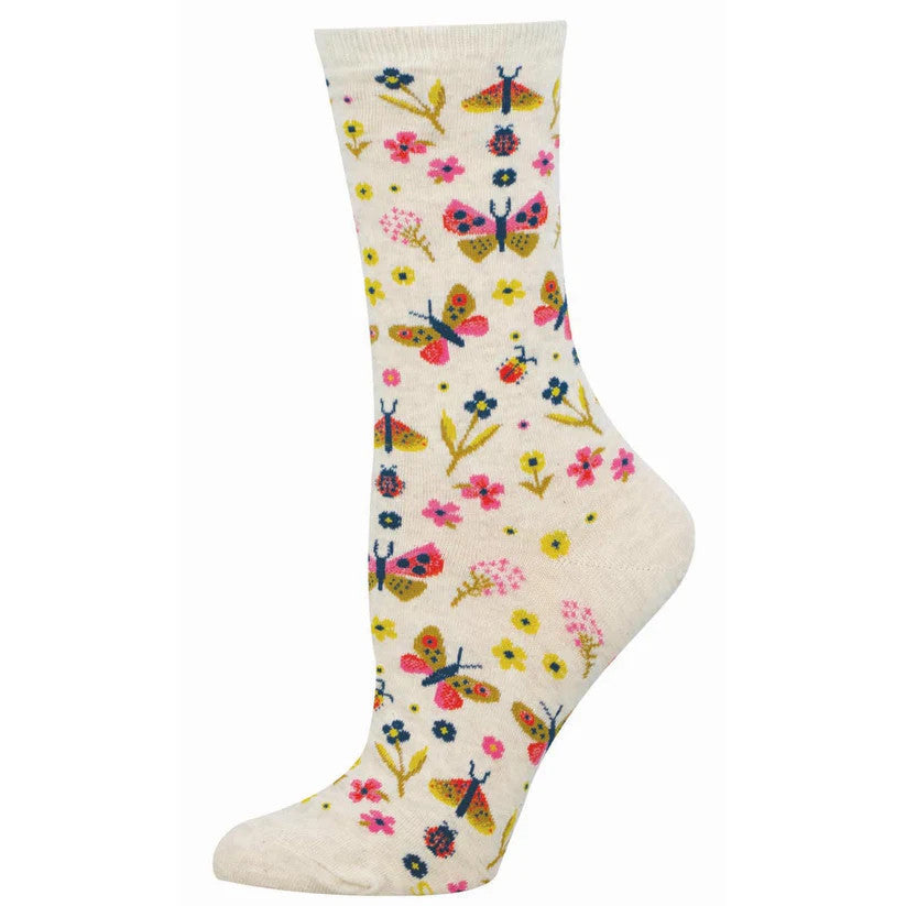 Socksmith Women's Butterfly Floral Sock