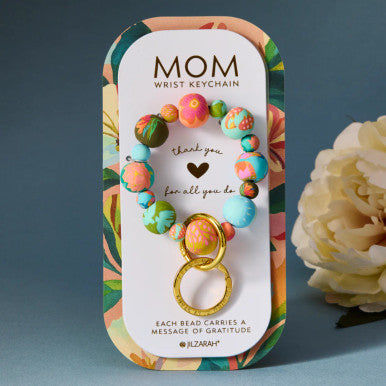 Jilzarah  Loving Mom Carded Wrist Keychain