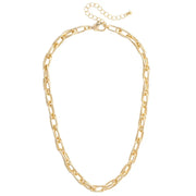Canvas Ashley Link Necklace - Shiny Gold