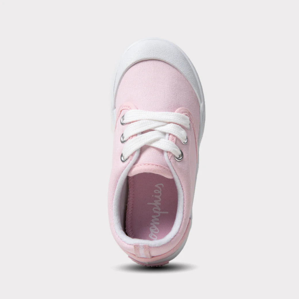 Oomphies Kids Lace-Up Sneaker - Pink