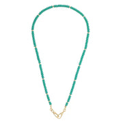 Canvas Aurora Beaded Necklace - Aqua