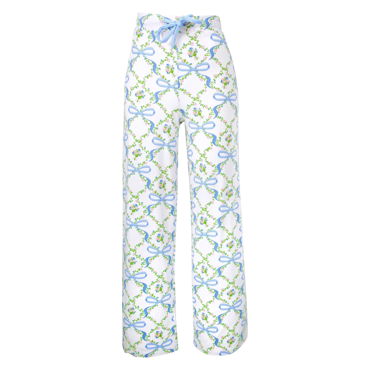 Amanda Blu Women's Bows & Blossoms Pajama Pants