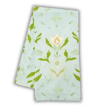 Laura Park Petal Garden Aqua Tea Towel
