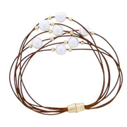 Jane Marie Brown Waxed Rope Multi Strand Bracelet
