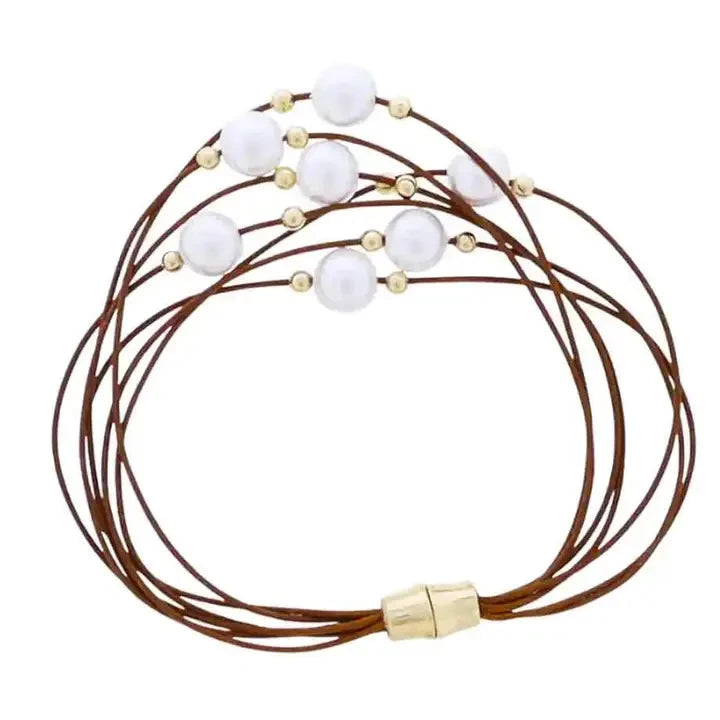 Jane Marie Brown Waxed Rope Multi Strand Bracelet