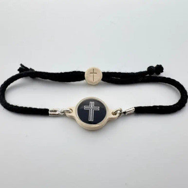 Tap To Pray Survivor Series Handmade Bracelet - Onyx