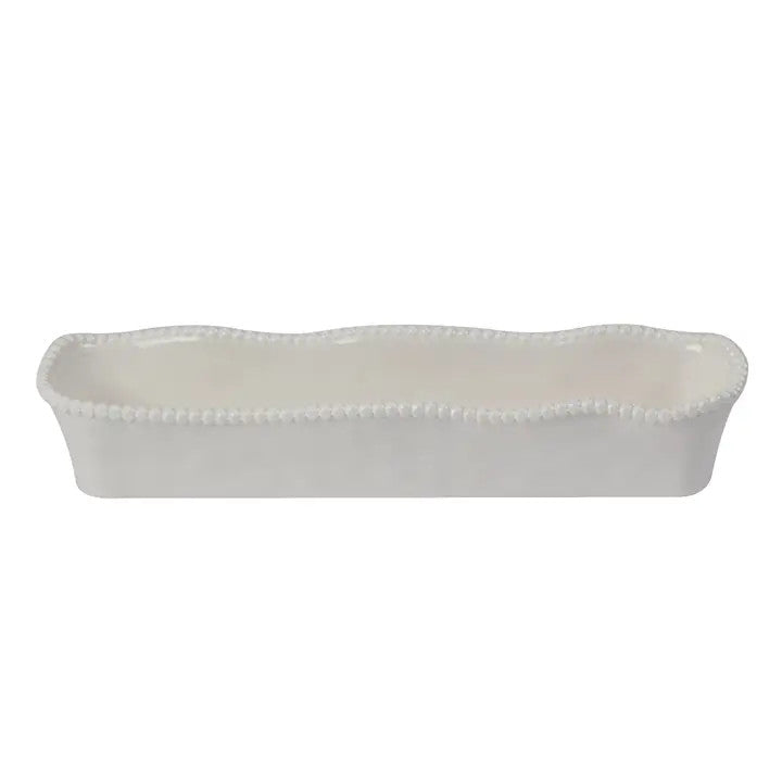 Certified International Perlette Cream Cracker Tray