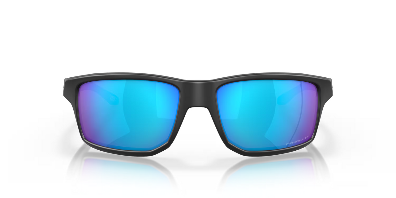 Oakley Gibston Sunglasses - Matte Black Frame / Prizm Sapphire Iridium Lenses