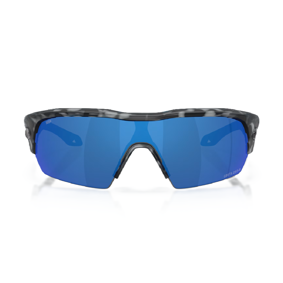 Costa Del Mar Pilot House Pro Camo Polarized Sunglasses - Deep Water Camo/Blue Mirror