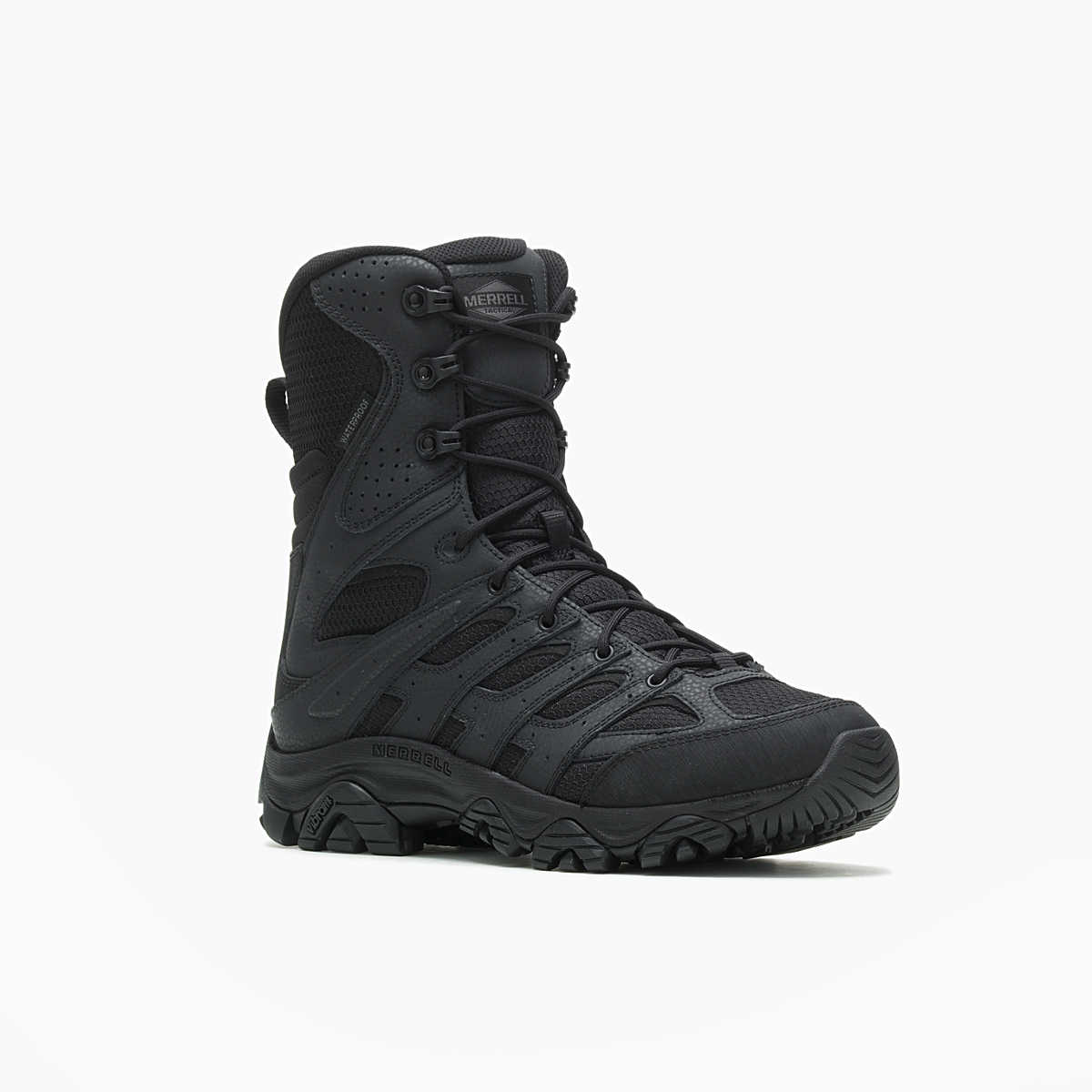 Merrell Moab 3 8" Tactical Zip Waterproof Boot - Black