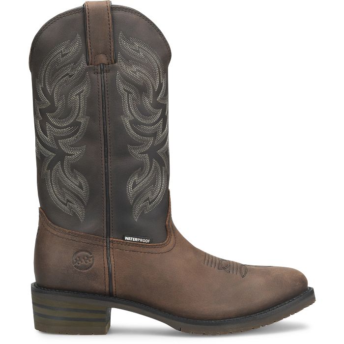 Double-H Men's Tascosa Western Boot - Dark Brown