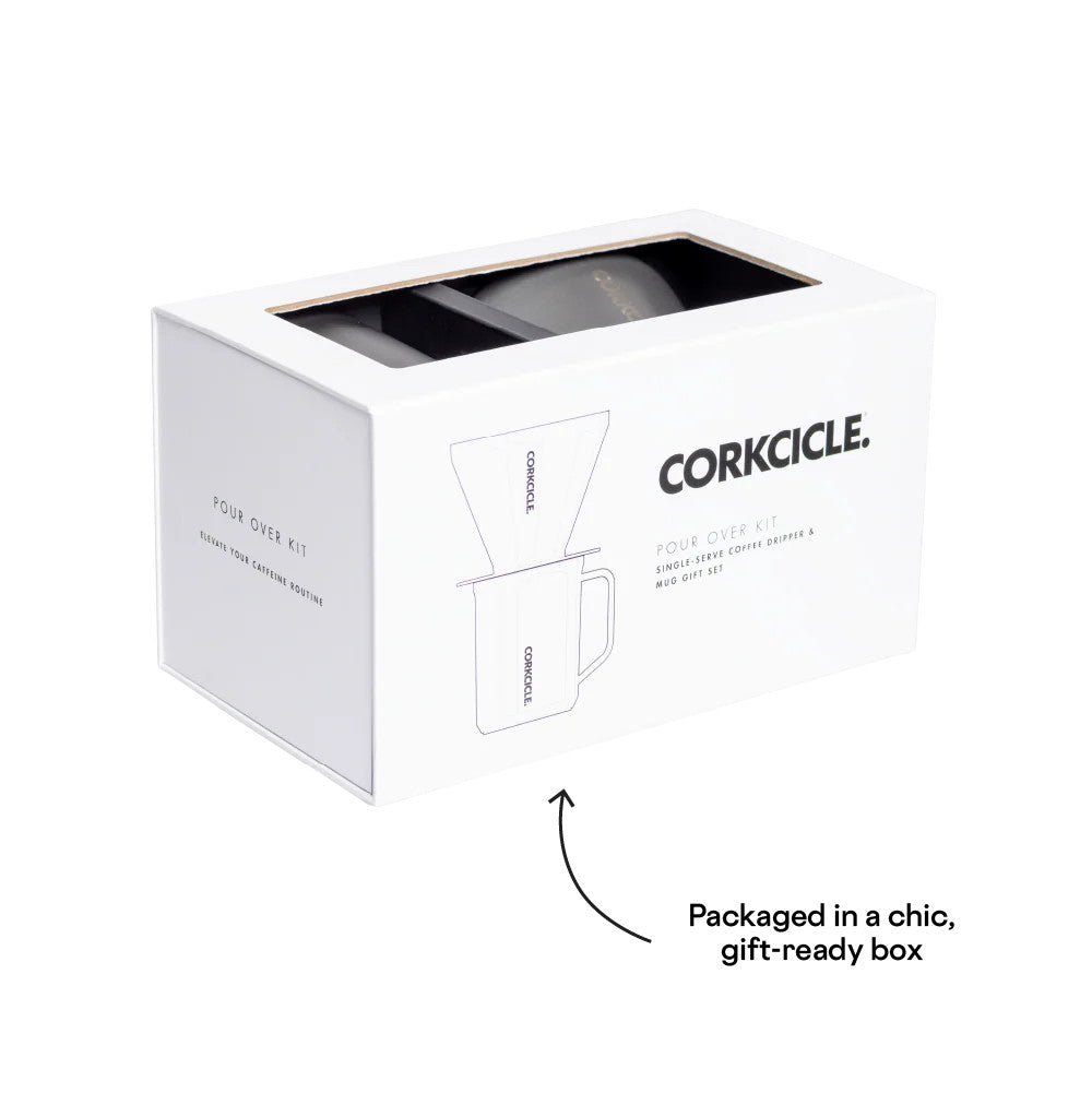 Corkcicle Pour Over Set - Ceramic Slate