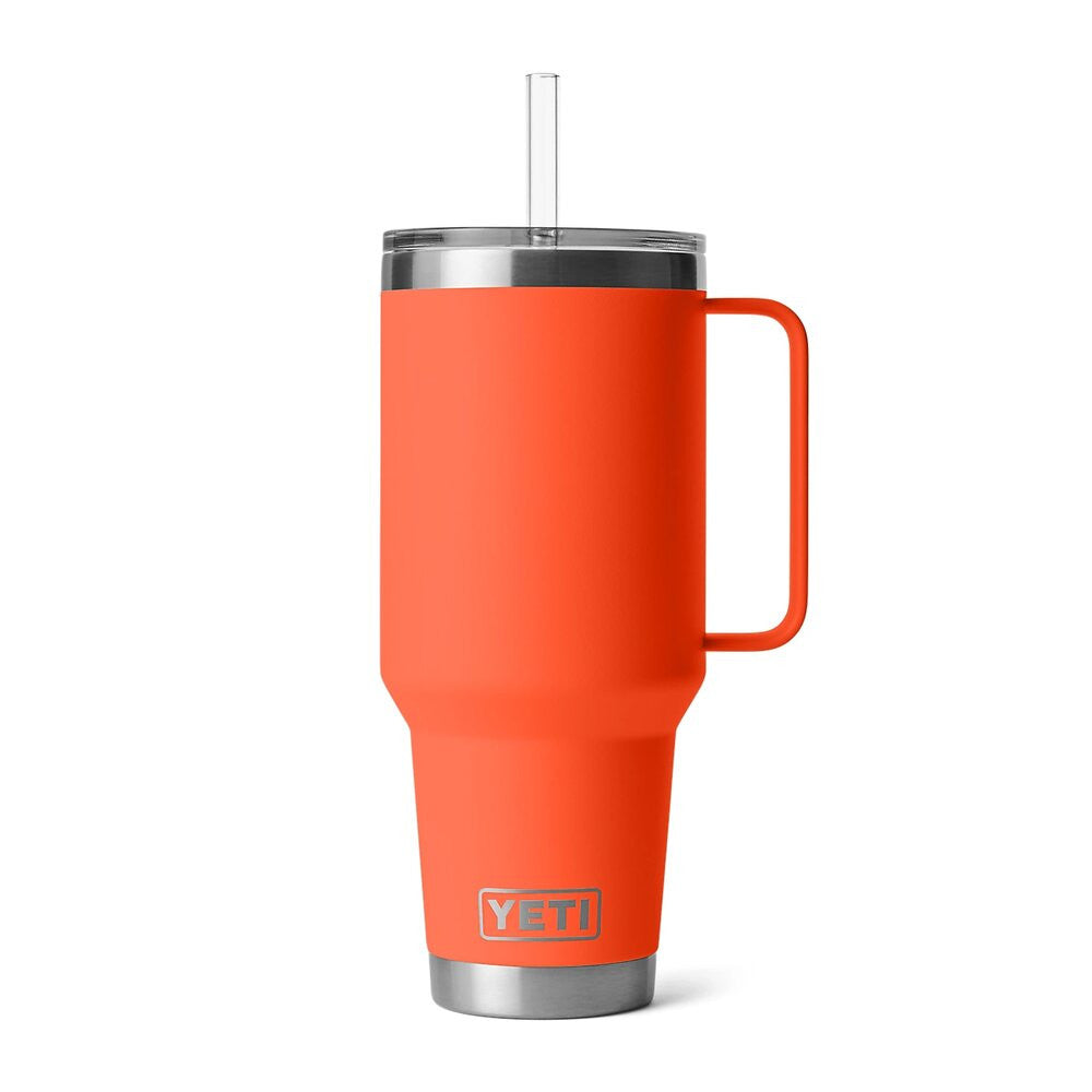 Yeti Rambler 42oz Straw Mug - Papaya