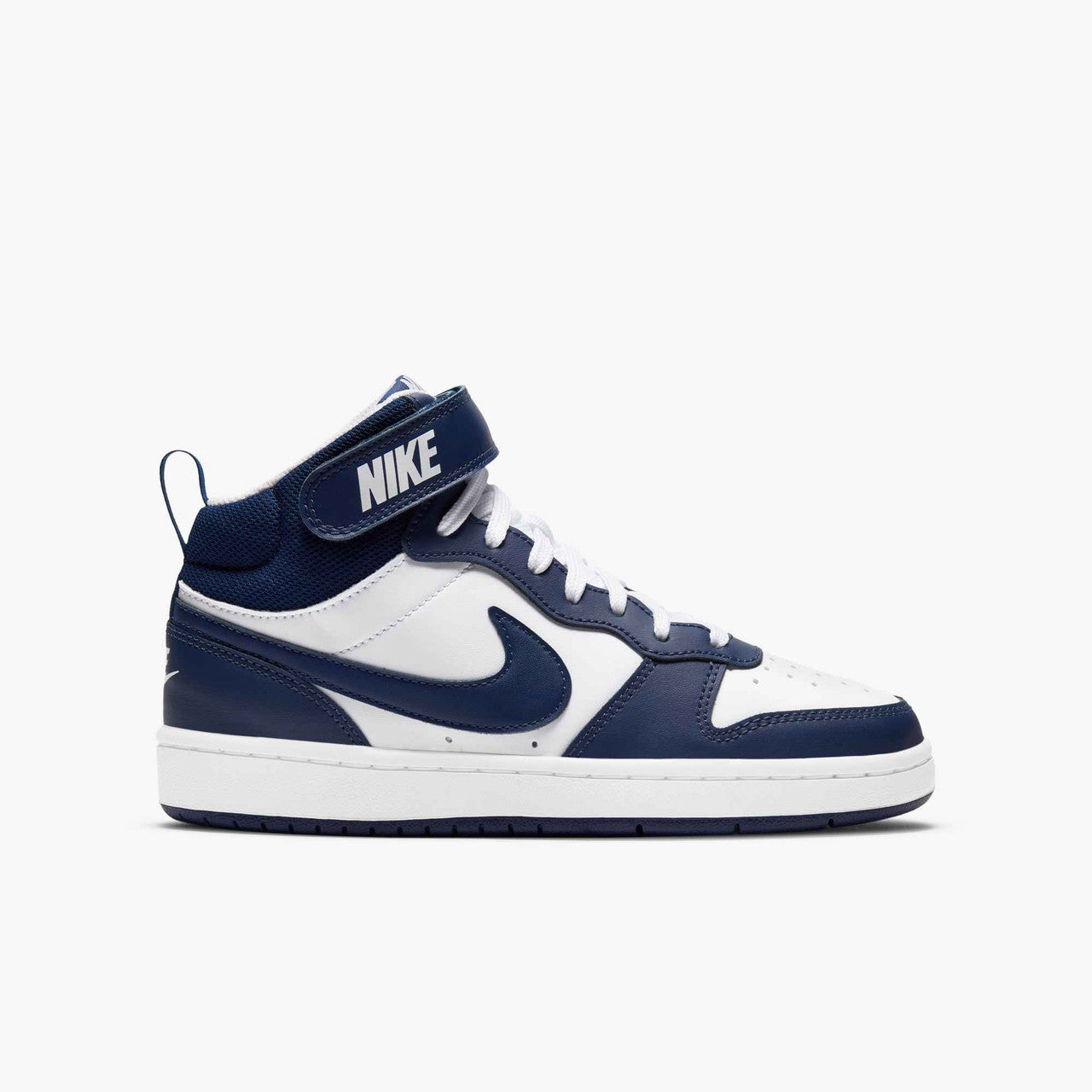 Nike Court Borough Mid 2 Kids' Sneakers - White/Blue Void/Signal Blue