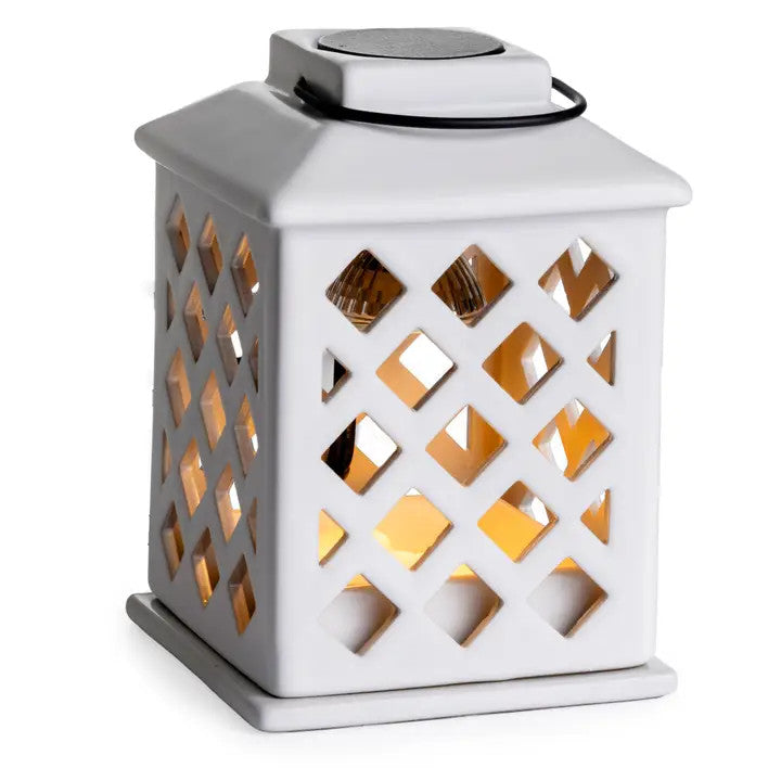 Candle Warmers Etc. Canopy Illumination Fragrance Warmer-Trellis Lantern