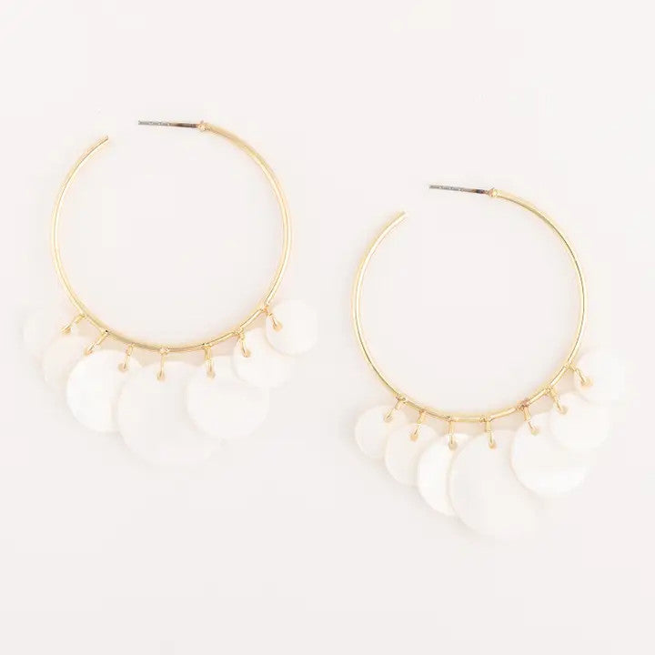 Michelle McDowell Earrings Marina White