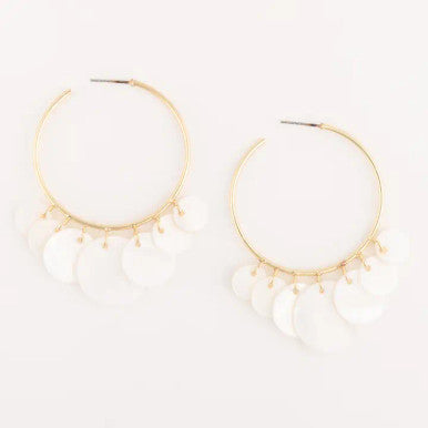 Michelle McDowell Earrings Marina White